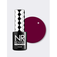 NR-201 Perfect red гель-лак, Темно-красный (10 мл)