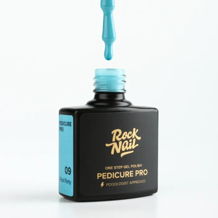 Однофазный гель-лак для педикюра RockNail Pedicure Pro 09 Pool Party