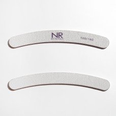 NR Пилка серая бумеранг пластик 100/180 грит