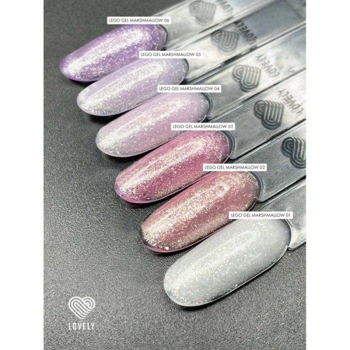 Гель для наращивания и укрепления Lovely, Lego Gel Marshmallow 06, 15 ml