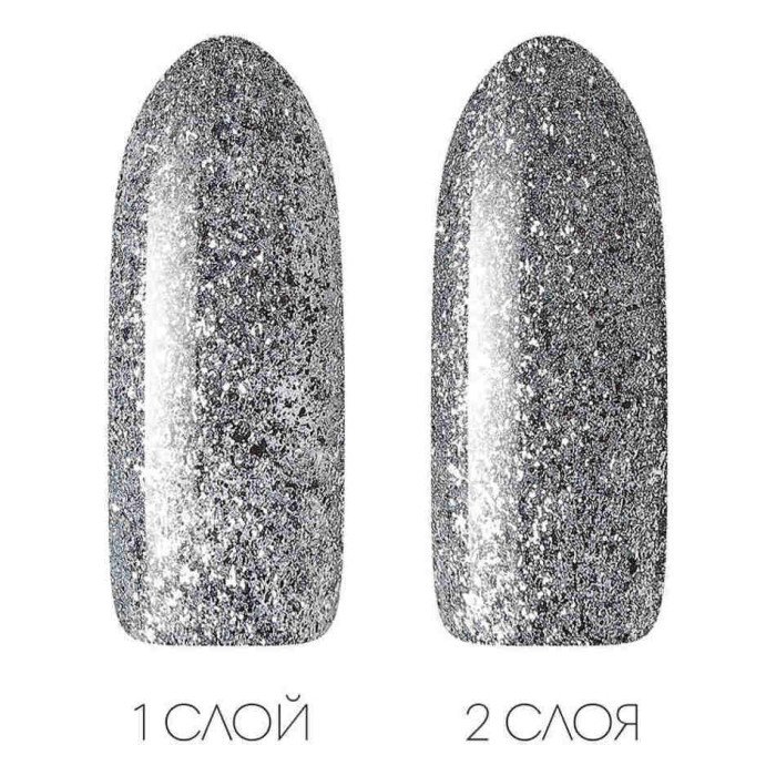 Гель-лак светоотражающий с фольгой Lovely, коллекция Shine Reflect, SR01, 7 ml