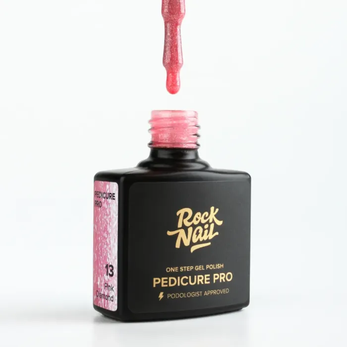 Однофазный гель-лак для педикюра RockNail Pedicure Pro 13 Pink Diamond