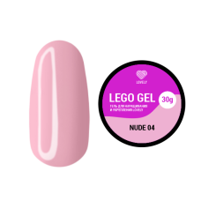 Гель для наращивания и укрепления Lovely, Lego Gel Nude 04, 30 ml