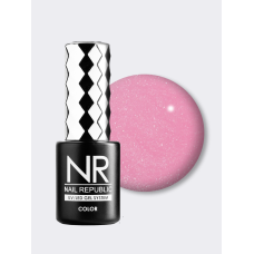 NR-020 Lilac гель-лак, Мерцающий желто-розовый (10 мл)