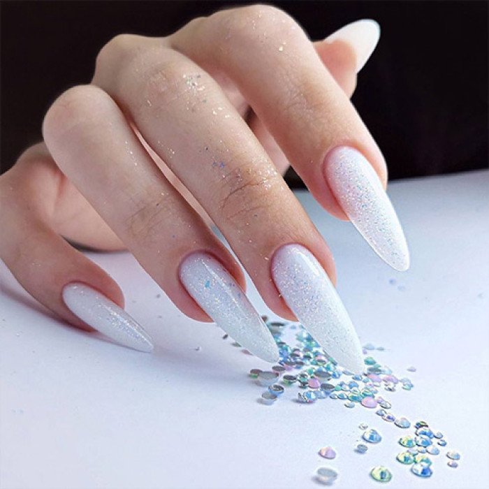 Топ без липкого слоя Lovely c cеребряным шиммером, 12 ml