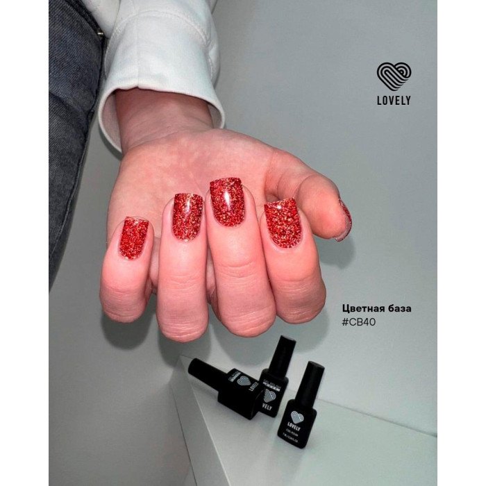 База высокопигментированная со светоотражающими частицами Lovely CB40, 12 ml