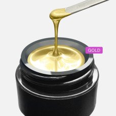 Гель-краска без липкого слоя Painting Metal Gel, оттенок Gold, 5 ml