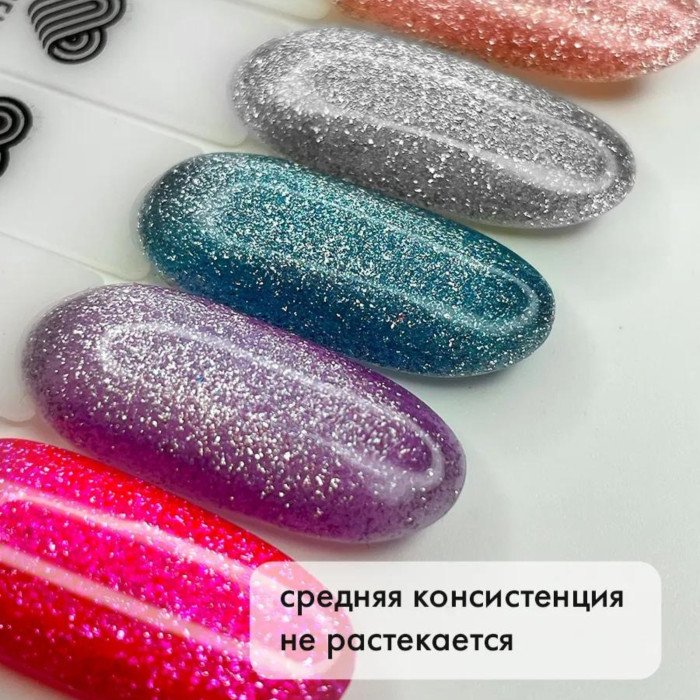 Гель-лак Lovely, коллекция Glitter Cat 04, 7 ml