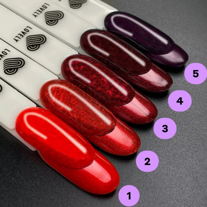 Гель-лак Lovely с мелким шиммером, коллекция Viva La Diva VI02, 7 ml
