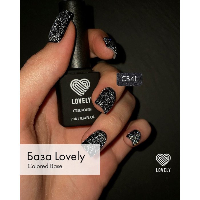 База высокопигментированная со светоотражающими частицами Lovely CB41, 12 ml