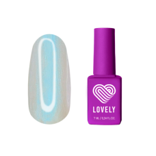 Топ жемчужный без липкого слоя с эффектом втирки Lovely, Riviere Blue, 12 ml