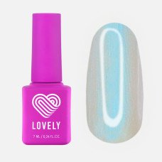 Топ жемчужный без липкого слоя с эффектом втирки Lovely, Riviere Blue, 7 ml