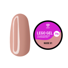 Гель для наращивания и укрепления Lovely, Lego Gel Nude 01, 30 ml